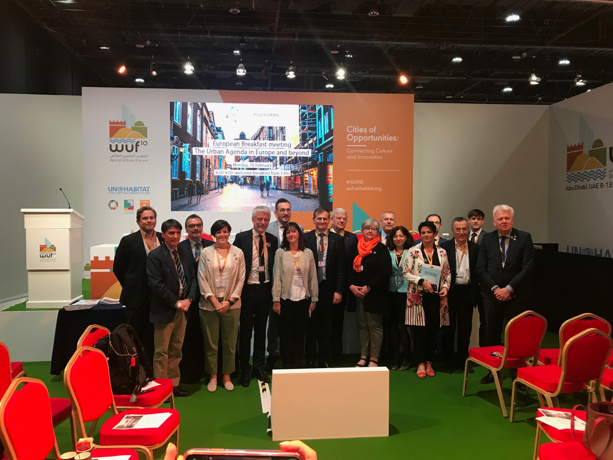Délégation au Forum urbain mondial à Abou Dhabi