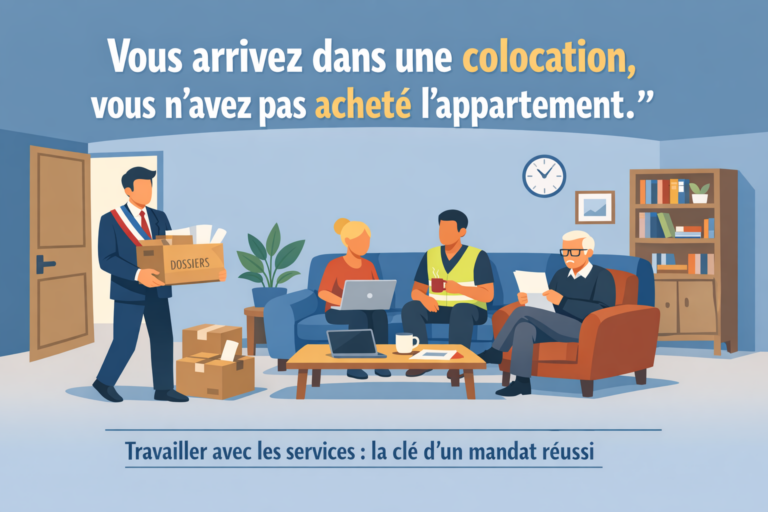 Nouveau élus: bienvenue dans la colocation !